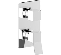 Смеситель универсальный Bossini Aki встраиваемый, настенный, на 2-5 выходов, внешняя часть, хром Z00741.030