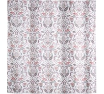 Занавеска WESS Mural для ванной комнаты тканевая, цвет фиолетовый T672-7