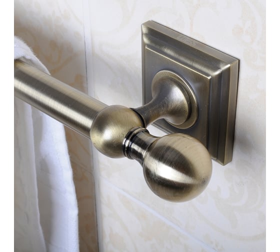 Держатель для полотенца 60 см WESS Roytend antique bronze W21-02