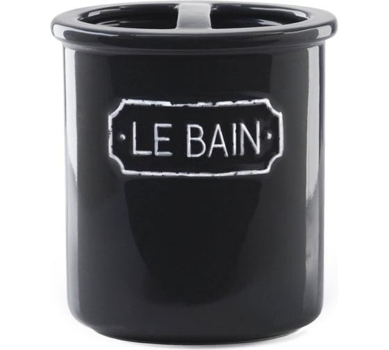 Стакан для зубных щеток WESS Le Bain gris с разделителем G86-80 1