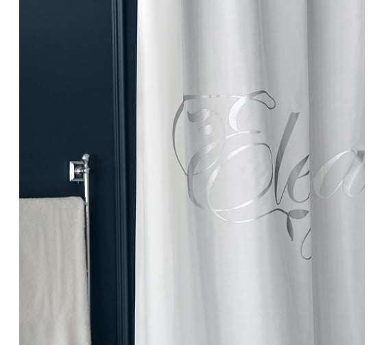 Занавеска для ванной комнаты WESS Elegance тканевая 180х200 см T637-1