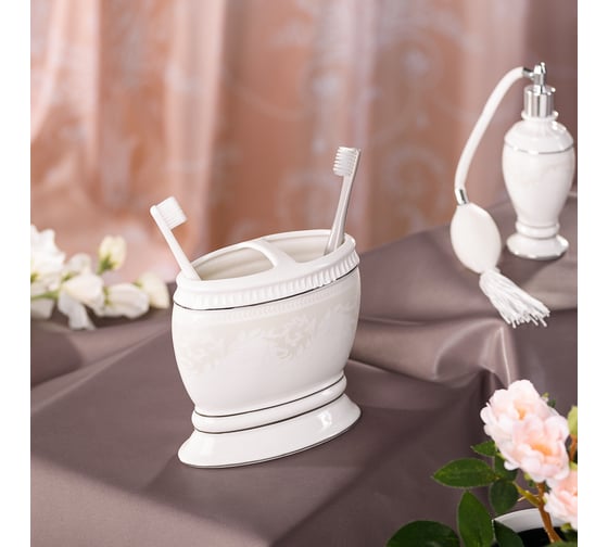 Стакан для зубных щеток WESS Elegance с разделителем G86-40