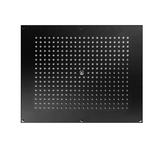 Душ для установки в потолок Bossini Dream-Cube Flat 570x470 мм, потолочный, в комплекте с гибкой подводкой, цвет чёрный матовый H38391.073