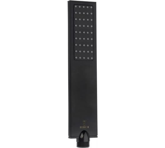 Душевая лейка Bossini Flat One 221x45x9 мм, цвет черный матовый B00270.073