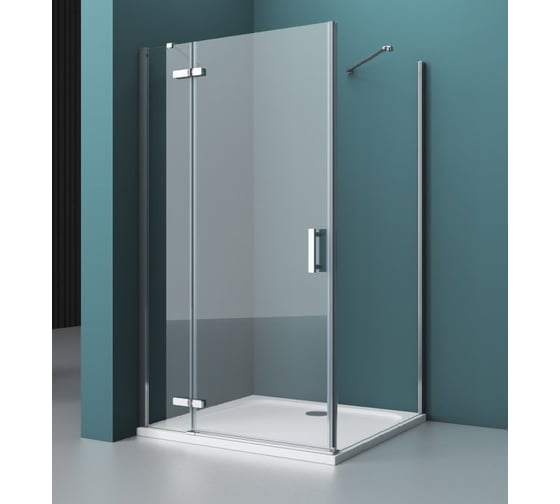 Душевой уголок BelBagno KRAFT-AH-12-80/90-C-Cr-L 1