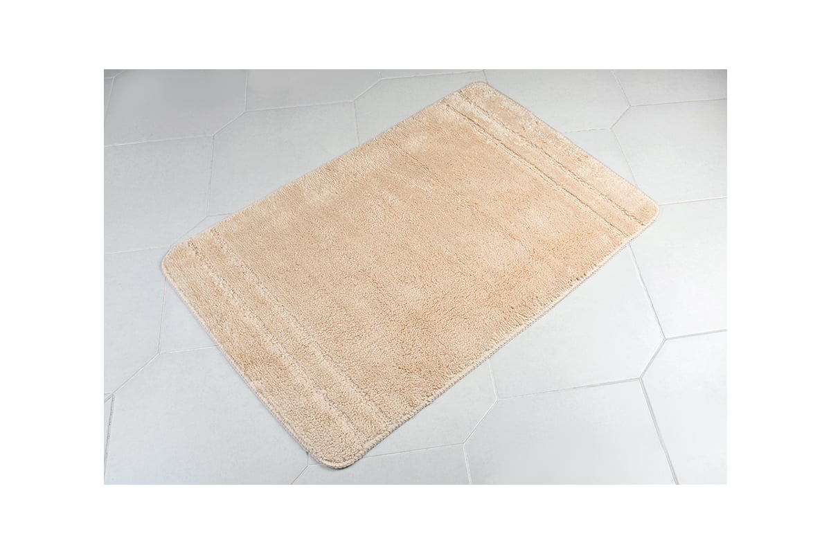 Мягкий коврик для ванной комнаты VERRAN 60х90 см Solo beige 064-61 ...