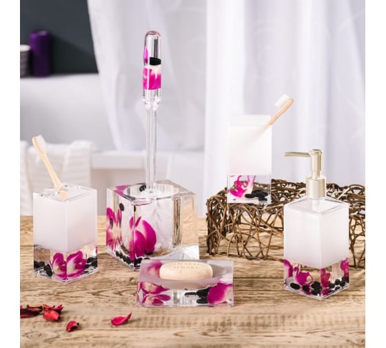 Стакан для зубных щеток с разделителем VERRAN Phalaenopsis 860-19