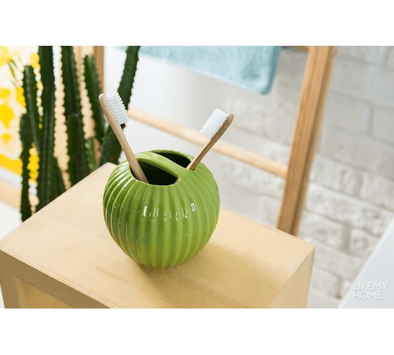 Стакан для зубных щеток с разделителем VERRAN Cactus 860-30