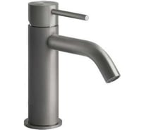 Смеситель для раковины Gessi Flessa без донного клапана, соединительные шланги, цвет Steel Brushed 54002.239