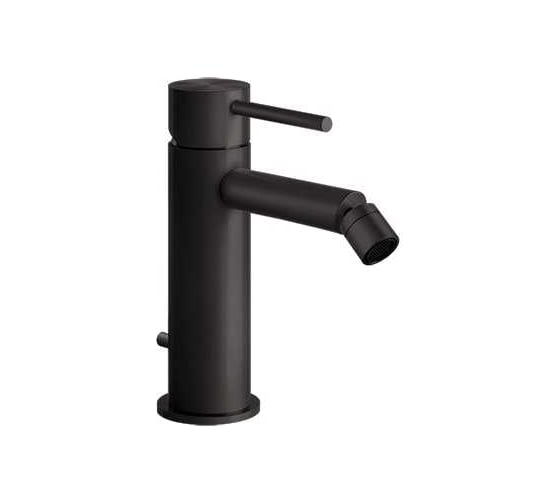 Смеситель для биде Gessi Flessa однорычажный, донный клапан, соединительные шланги, цвет Black XL 54007.299