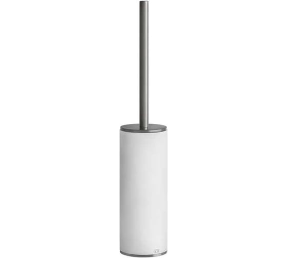 Ершик напольный Gessi 316 Accessories колба белая, цвет Steel Brushed 54743.239 1