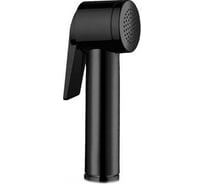 Гигиеническая лейка Bossini Paloma Flat Ø 34 мм, с клапаном подачи, из ABS, цвет чёрньій матовьій B00462.073