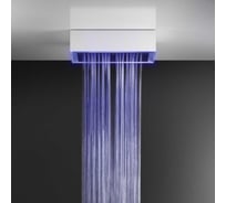 Верхний душ Gessi Afilo 300x500 мм, с внешним боксом/заподлицо, 4 функции, с пультом, скрытая часть, цвет White CN 57411.279