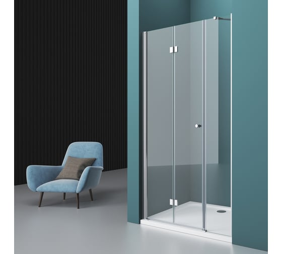 Душевая дверь BelBagno ALBANO-BS-13-90+80-C-Cr