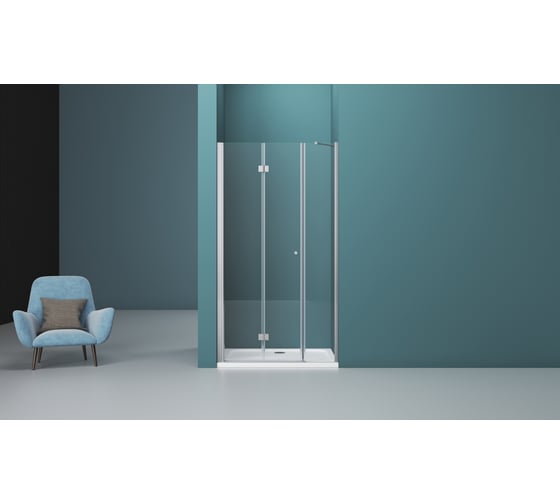 Душевая дверь BelBagno ALBANO-BS-13-60+60-C-Cr