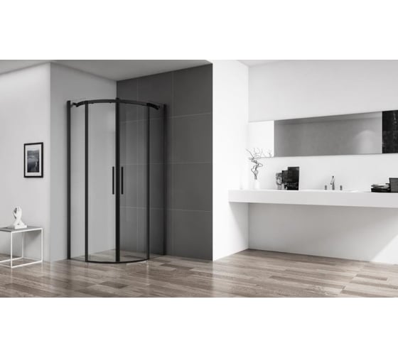 Душевой уголок BelBagno ACQUA-R-2-100-C-NERO