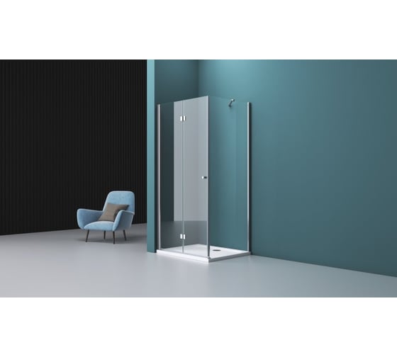 Душевой уголок BelBagno ALBANO-ASH-1-100/90-C-Cr