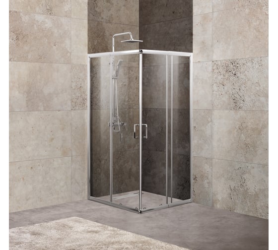 Душевой уголок BelBagno UNIQUE-A-2-85/100-C-Cr 1