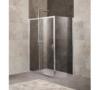 Душевой уголок BelBagno UNIQUE-AH-1-100/115-90-C-Cr