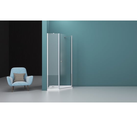 Душевой уголок BelBagno ETNA-P-1-90-C-Cr