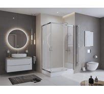 Душевой уголок BelBagno UNO-195-AH-2-100/80-C-Cr