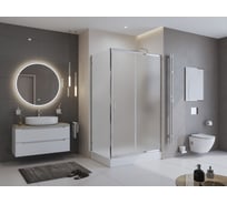 Душевой уголок BelBagno UNO-195-AH-1-100/80-P-Cr