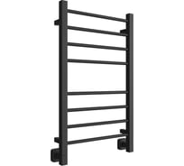 Полотенцесушитель Двин S plaza 80/50 Водяной К8 квадрат Чёрный матовый 4657812411836