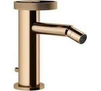 Смеситель для биде Gessi Anello однорычажный, донный клапан, соединительные шланги, цвет Warm Bronze PVD 63307.735