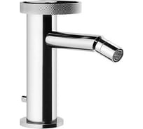 Смеситель для биде Gessi Anello однорычажный, донный клапан, соединительные шланги, цвет хром 63307.031