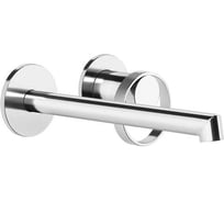 Смеситель настенный Gessi Anello длинный излив, без донного клапана, внешняя часть, цвет хром 63383.031