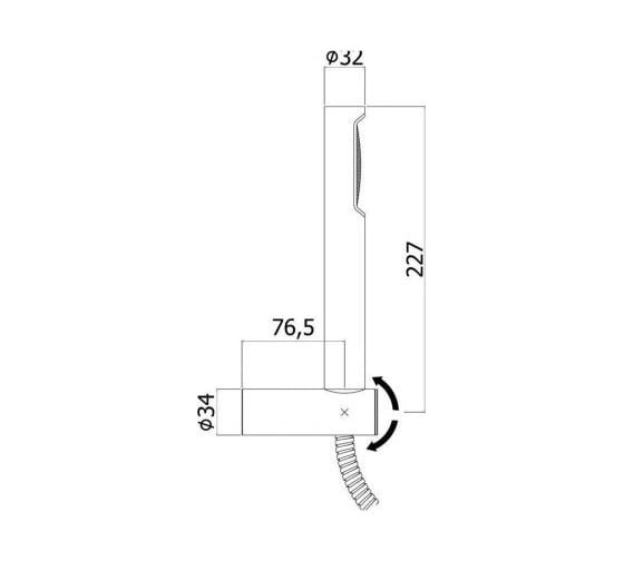 Набор для душа Paffoni  STICK хром ZDUP054CR 00228151