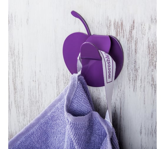 Одинарный крючок Moroshka Fairytale leaf violet xx005-43