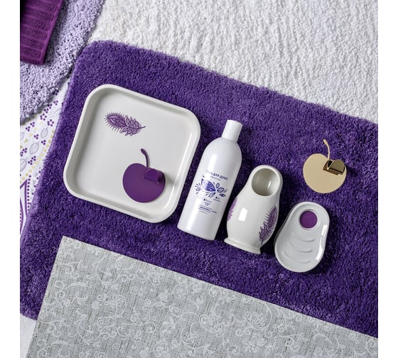 Одинарный крючок Moroshka Fairytale leaf violet xx005-43