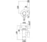 Смеситель с гигиеническим душем Paffoni TWEET ROUND MIX ZDUP110NO 00235476 4