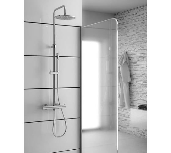 Душевая система Paffoni Mini BIRILLO термостат, хром ZCOL638LIQCR 00228148