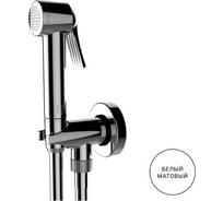 Душ гигиенический Bossini Apice лейка, держатель, шланг Cromolux 1250 мм, цвет белый матовый CE4002B.045