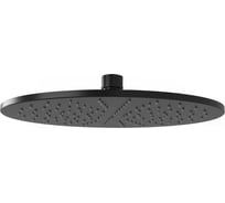 Верхний душ Fima Carlo Frattini Wellness из латуни d=300 мм, круглый, чёрный матовый F2224/2NS