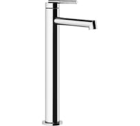 Смеситель для раковины Gessi Ingranaggio высокий, короткий излив, без донного клапана, цвет хром 63504.031