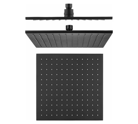 Душ верхний Fima Carlo Frattini Wellness 300x300 мм, латунь, черный матовый F2216/2NS