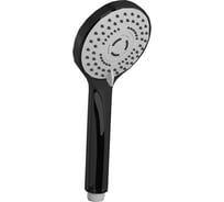 Душевая лейка с защитой от извести Fima Carlo Frattini Wellness, анти-кальк диффузоры, 3 струи, черный матовый F2298NS