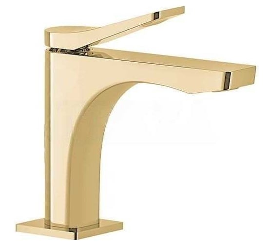 Смеситель для раковины Gessi Rilievo без донного клапана, соединительные шланги, цвет Brass Brushed PVD 59002.727