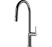 Смеситель для кухни Gessi Stelo h454 мм, однорычажный, с выдвижным изливом, цвет Finox 60303.149