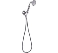 Ручной душ Fima Carlo Frattini Wellness гибкий шланг хромалюкс 1500 мм, настенный кронштейн с водоснабжением, лейка с защитой от извести, цвет хром F2287/7CR