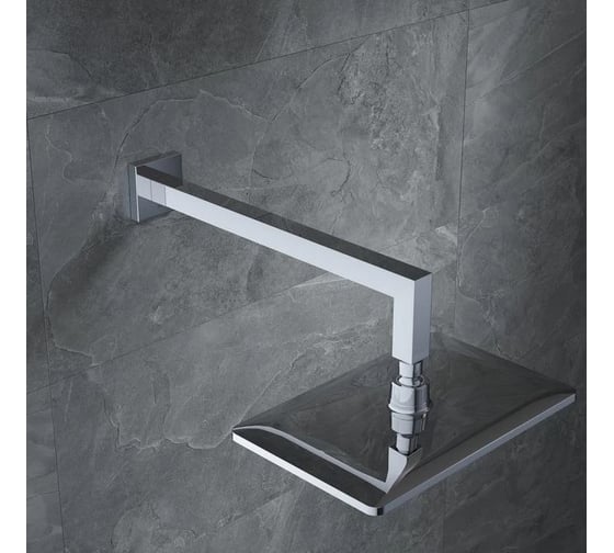 Кронштейн для верхнего душа в стену IDDIS Optima Home квадратный, хром, OPH41CSi61