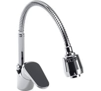 Смеситель для кухонной мойки SWES INTRO латунный, с гибким изливом и душевой головкой, хром 1TKHN1