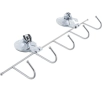 Крючок Delphinium на планке 5 шт на присоске Air-lock UI-1004 101117