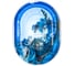 Малая мыльница Delphinium А8759 В6 синий 106003 2