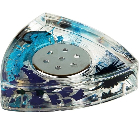 Мыльница треугольная Delphinium А8875 K3 blue grass 106092 1