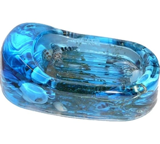 Большая мыльница Delphinium А8753 В6 синий 106004 1
