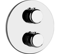 Термостат встраиваемый Gessi Goccia с переключателем на 2 выхода, внешняя часть, цвет хром 33844.031